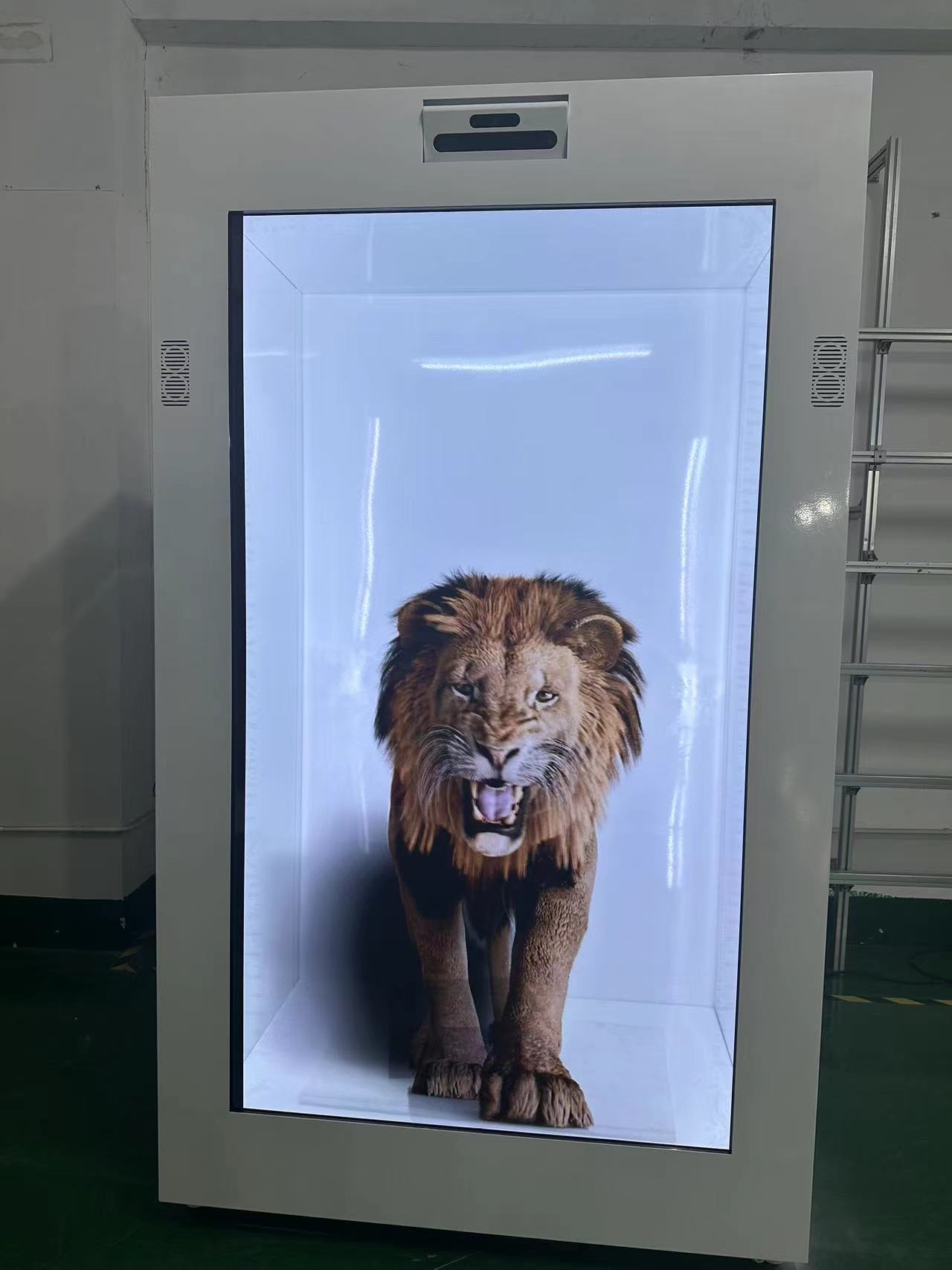 nuova cabina LCD trasparente enorme personalizzata
