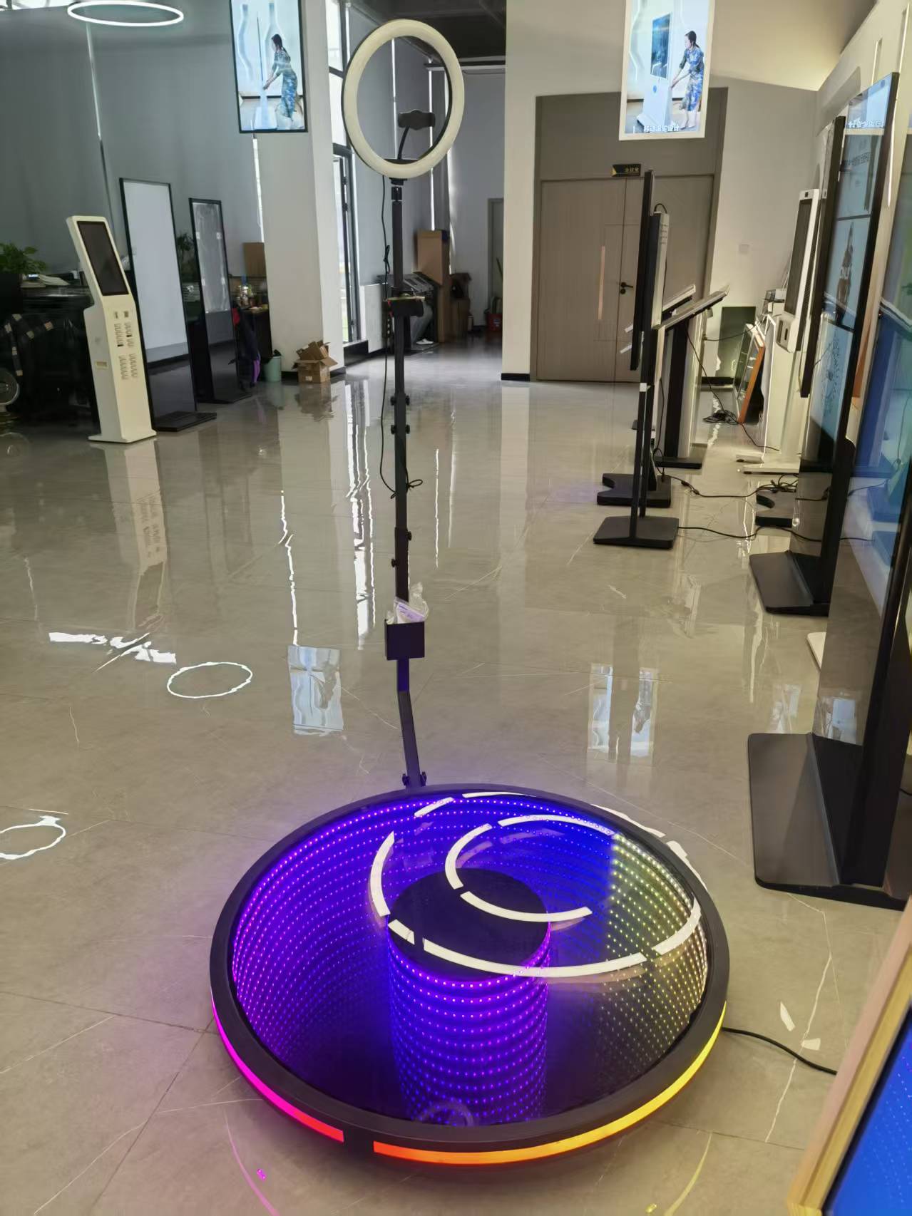360 cabina video LED Photobooth