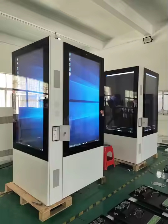49 55 65 pollici Ag AR Glass 4K Digital Digital Signage con 4G