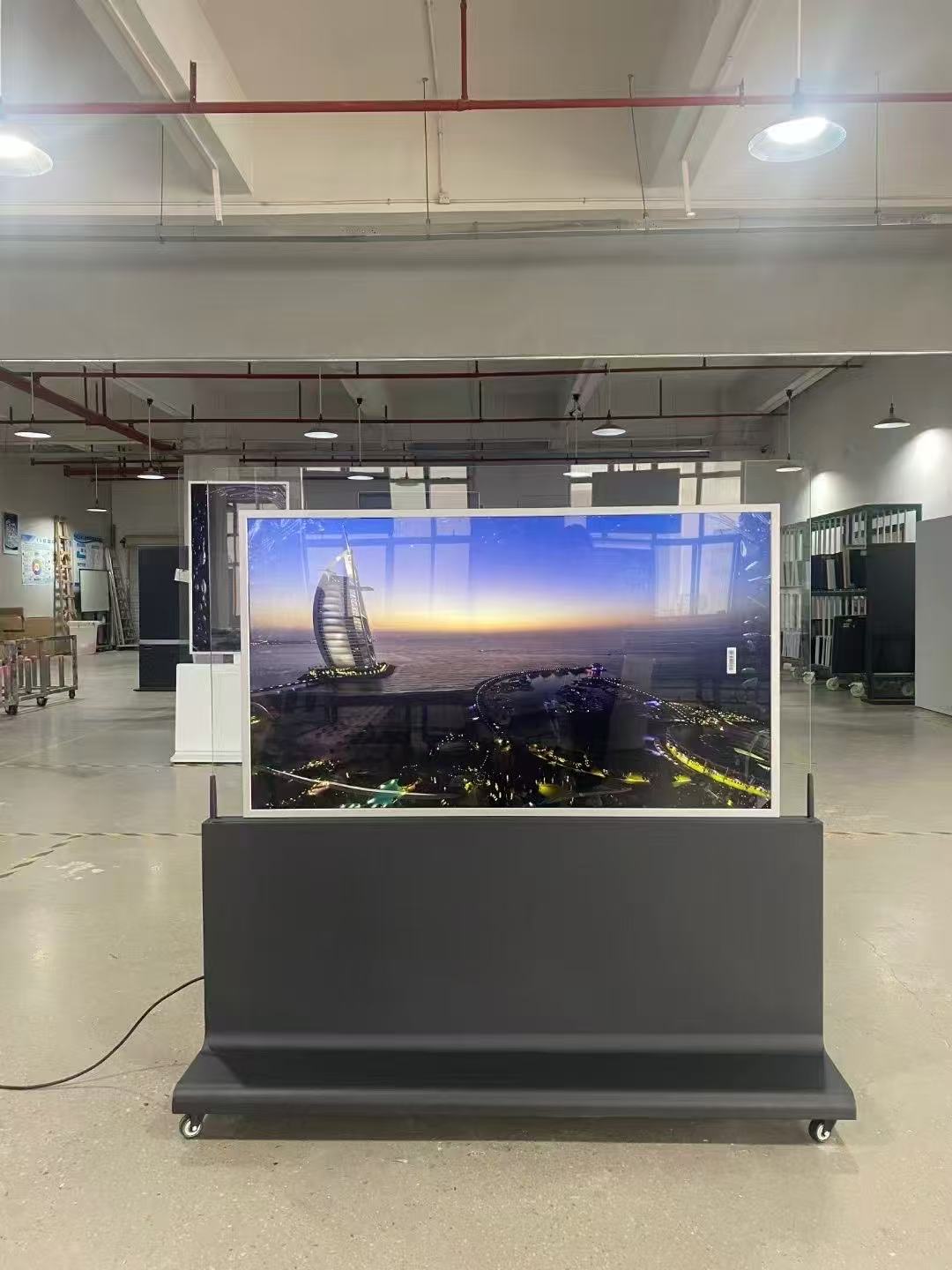 pavimento in piedi a doppio lati da 55 pollici LCD LCD Display chiosk