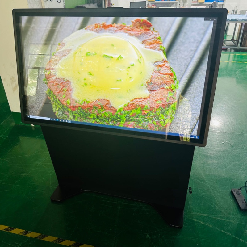 Touch screen kiosk lcd pCAP monitor con computer i7 integrato
